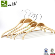 natural color space saving  thin plywood coat hangers